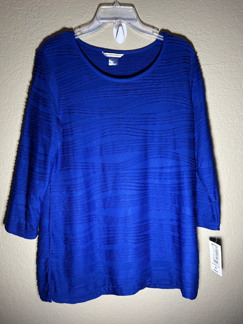 ALLISON DALEY Semi Sheer Cool Stretch Summer Casual Long Line Comfy Oversized